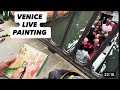 🎨 Join us for a Live Plein Air Painting in Venice | Art Talk & Creative Process 🖌️