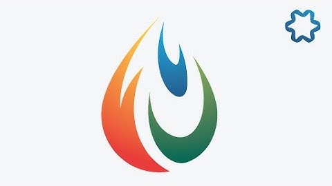 How to Create Logo Design using Circle Object / Flame Fire Logo Design tutorial / Adobe illustrator