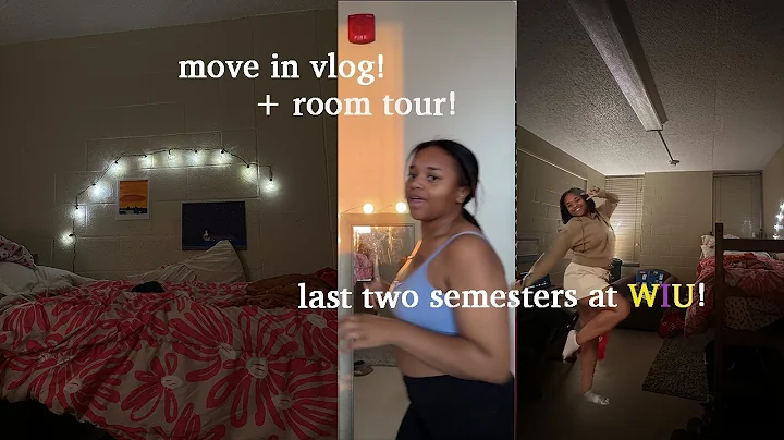 move in vlog at WIU! + room tour! | Doses of Precious