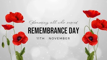 Free Red Poppy Remembrance Day Video Template (Customizable) - FlexClip