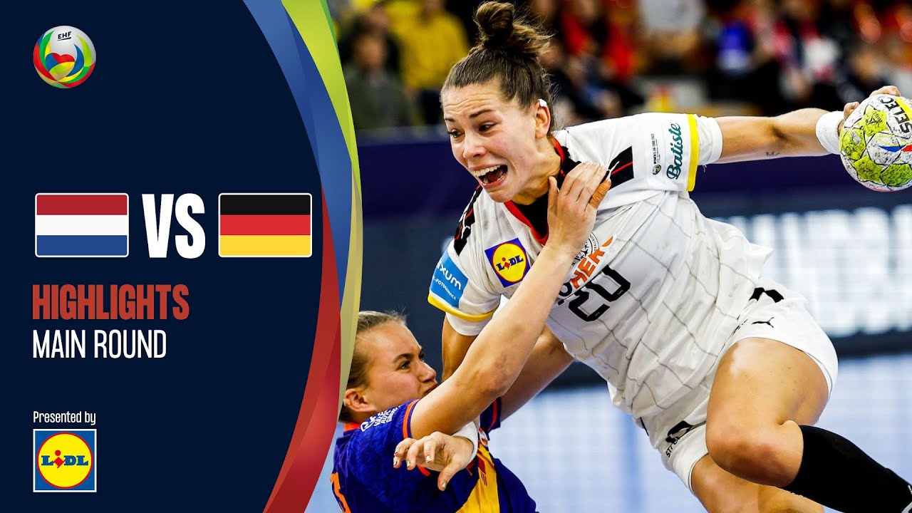 Germany hammer the Dutch | Netherlands Germany | Highlights | MR | Women's EHF EURO 2022 - YouTube