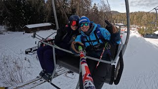 Skiarea Passo Mendola (TN) in Val di Non - Gennaio 2023