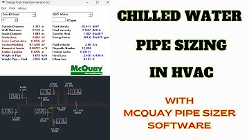 Chilled Water Pipe Sizing In HVAC | #mep | #revitmep | #revittutorial #pipesystem #hvac