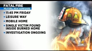 Person found dead in Milton, New Hampshire house fire