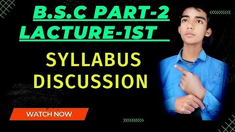 bsc part 2 syllabus. lacture first maths honours brabu + ppu + pu + tnbu + RU ALL IN ONE.