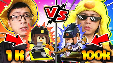 MR VỊT THỬ THÁCH MINI WORLD ĐỒ CHƠI 1k VÀ ĐỒ CHƠI 100K | CON NHÀ NGHÈO VÀ CON NHÀ GIÀU MINI WORLD