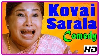 Kovai Sarala Comedy Scenes | Latest Tamil Comedy Scenes | Raghava Lawrence | Soori | Santhanam