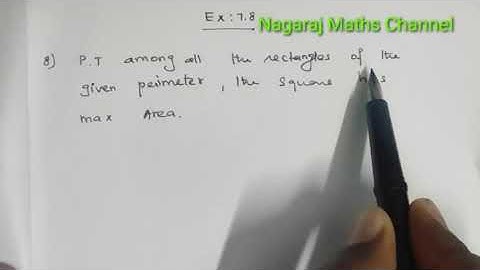 Exercise 7.8||Q.NO:8|| CLASS 12 MATHS CHAPTER 7