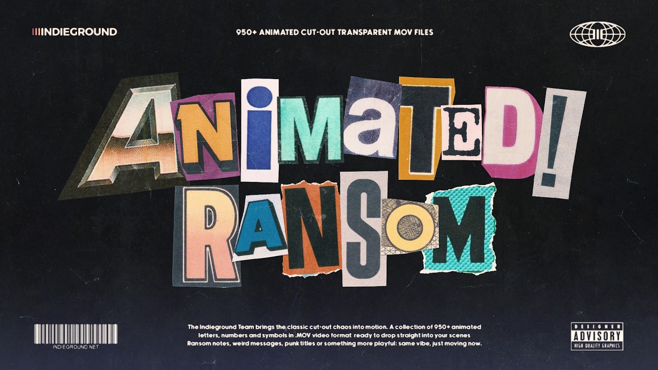 Animated Ransom Note Letters - YouTube