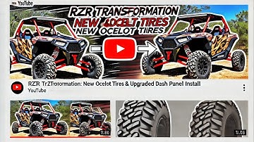 RZR Transformation: New Ocelot Tires & Upgraded Dash Panel Install