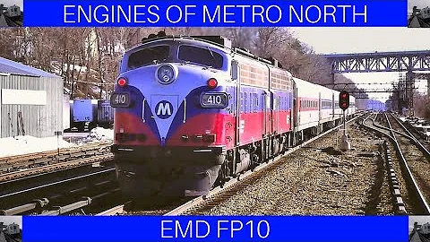Engines of Metro North EMD FP10