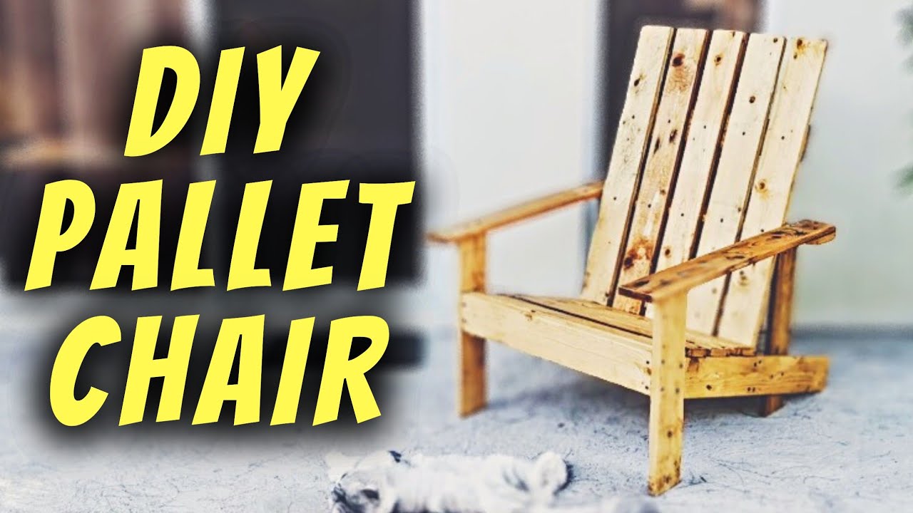 How To Make A Pallet Lounge Chair Simple Pallet Furniture Easy 