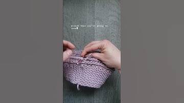 Crochet Tutorial: Invisible Slip Stitch to Join