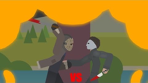 Jason Voorhees vs Michael Myers | Friday the 13 vs Halloween |Stick Nodes Pro