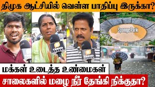 வெள்ள பாதிப்ப Murasoli Maran Sponge Park குறைச்சு இருக்கா?  Perambur Public Opinion | Flood Drainage