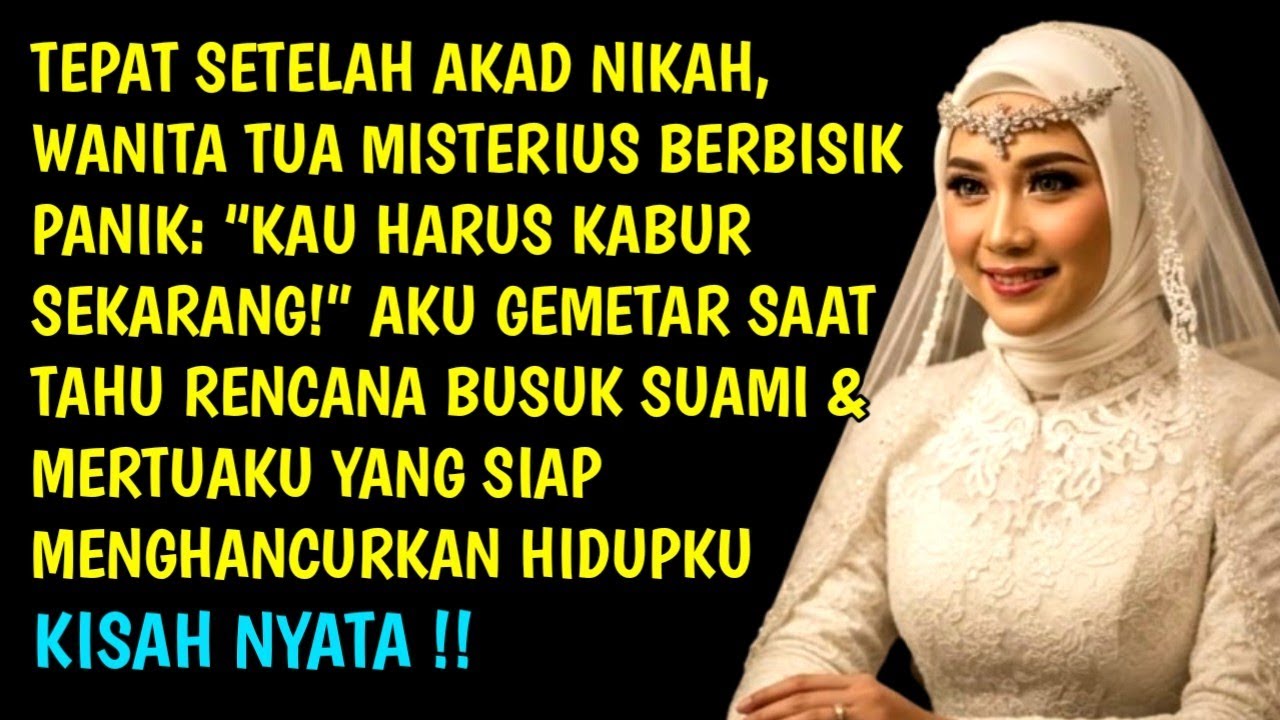 “CEPAT KABUR SEBELUM TERLAMBAT!” Pesan Nenek Misterius Bongkar Rencana Jahat Suami & Mertuaku