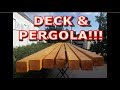 Building A Deck and A Pergola - woodworking Building A Deck and A Pergola - woodworking
