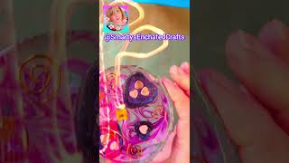 Resin Coaster Remake With Hearts and Copper Wire #uvresin #resinart #diycraft
