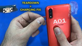 SAMSUNG A01(sm-a015) DIASASSIMPLY+CHARGING PORT REPLACE