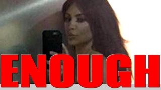 Kim Kardashian Naked Pregnant Selfie Goes Too Far!