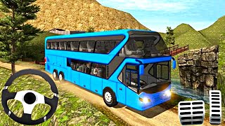 Offroad Double Decker Coach Bus Simulator 2021 - Android Gameplay NH Gamer screenshot 5