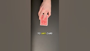 Card Trick That Makes NO Sense! #magic #tutorial #tricks