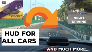 HEAD UP DISPLAY FOR CAR 2023 - Installation, Review, Driving and Much More In-depth Review - Aoocci by Prakash Paradise 16,022 views 7 months ago 7 minutes, 50 seconds