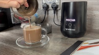How to Use a Nespresso Barista Recipe Maker | Nespresso Milk Frother | First Use | A2B Productions