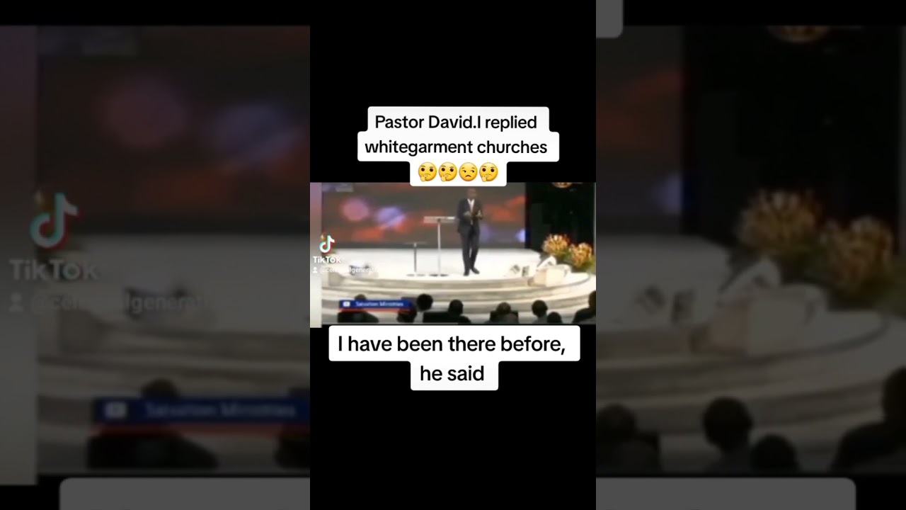 Ibiyeomie reply white garment churches (CCC, C&S etc). I know them and I hate... Hear what he said.