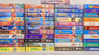 Complete set of Disney Movies on VHS Tape, Is it valuable? 📼🐭🙂💲💲💲