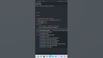 Sort the array in ascending order in JavaScript #javascript #array #sorts #ascending #order #shorts