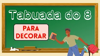 Tabuada Do 8 Para Decorar - Vila Educativa