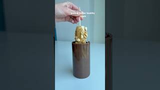 peanut butter healthy snack #peanutbutter #recipe #healthydessert #asmrsounds #chocolate