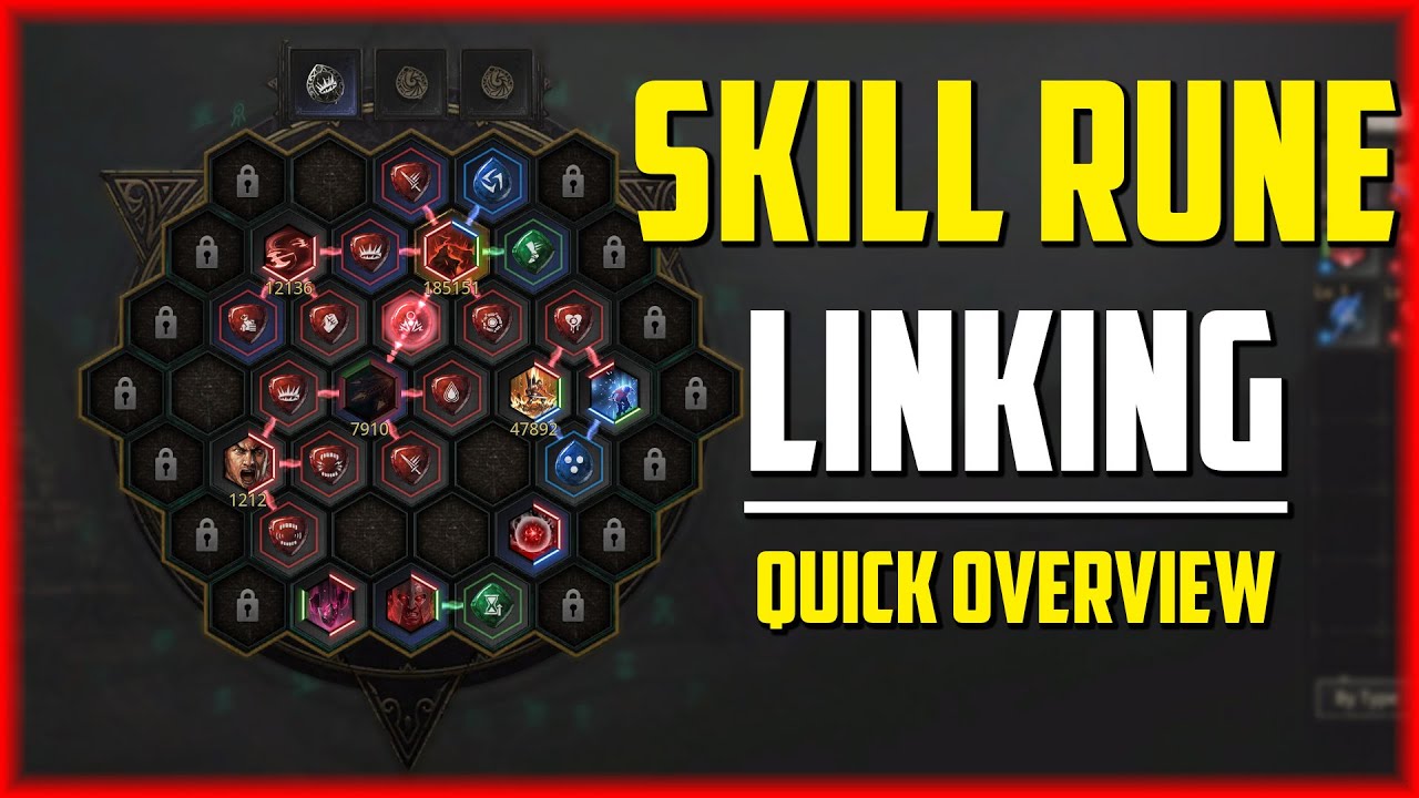 Skill Rune Linking & Spell Activation - Quick Overview
