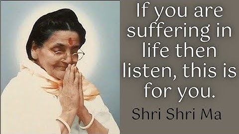 If you are suffering in life then listen, this is for you.