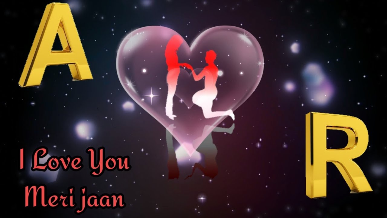 A♥️R love status 😍🌹👩‍ ️‍💋‍👨🤗 || New trending name art video || # ...
