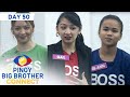 Day 50: Quincy, Jie-Ann at Gail, ipinakilala ang kanilang kompanya sa mga housemates | PBB Connect