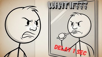 What if all mirrors and reflective surfaces had a one-second delay?