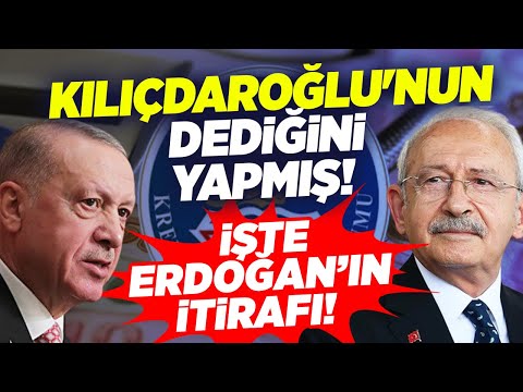 Erdoğan'ın Kılıçdaroğlu'nun Dediğini Yaptığını İtiraf Ettiği Video! 'Sildim Gitti!' KRT Haber