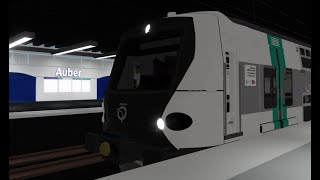 Départ d'un MI09 en gare de Auber| Train Roblox | RER A