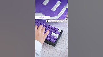 A quick look at LeleLab’s upcoming Paris Violet keycaps 😌