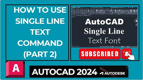 How to add text in AutoCAD |Text command tutorial for Beginners (Part 2)