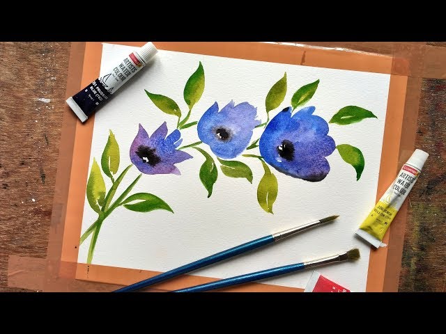 Easy Watercolor Painting Tutorials - Michele Clamp Art