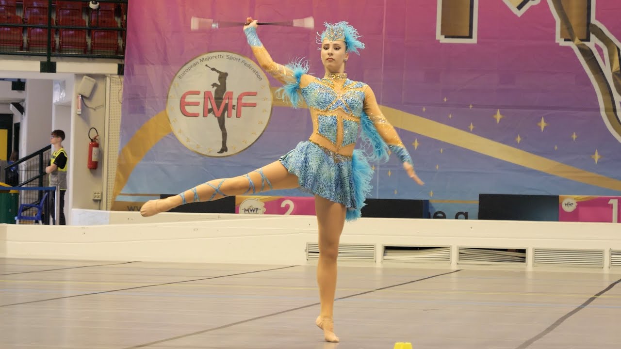 Majorettes *TINA Bratislava* - solo BATON juniors - XX European Majorette Championship - Monza 2025