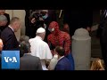 Spider-Man Greets Pope Francis at the Vatican