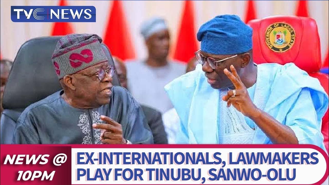 Ex-Internationals, Lawmakers Play For Tinubu, Sanwo-Olu