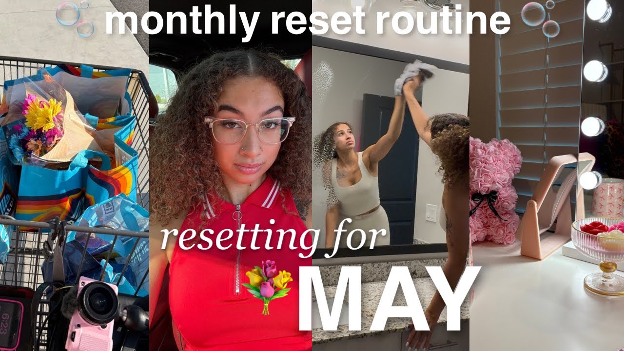 MONTHLY RESET: Car wash, Deep cleaning my Apartment, Grocery Restock | New month, New vibes 🌸