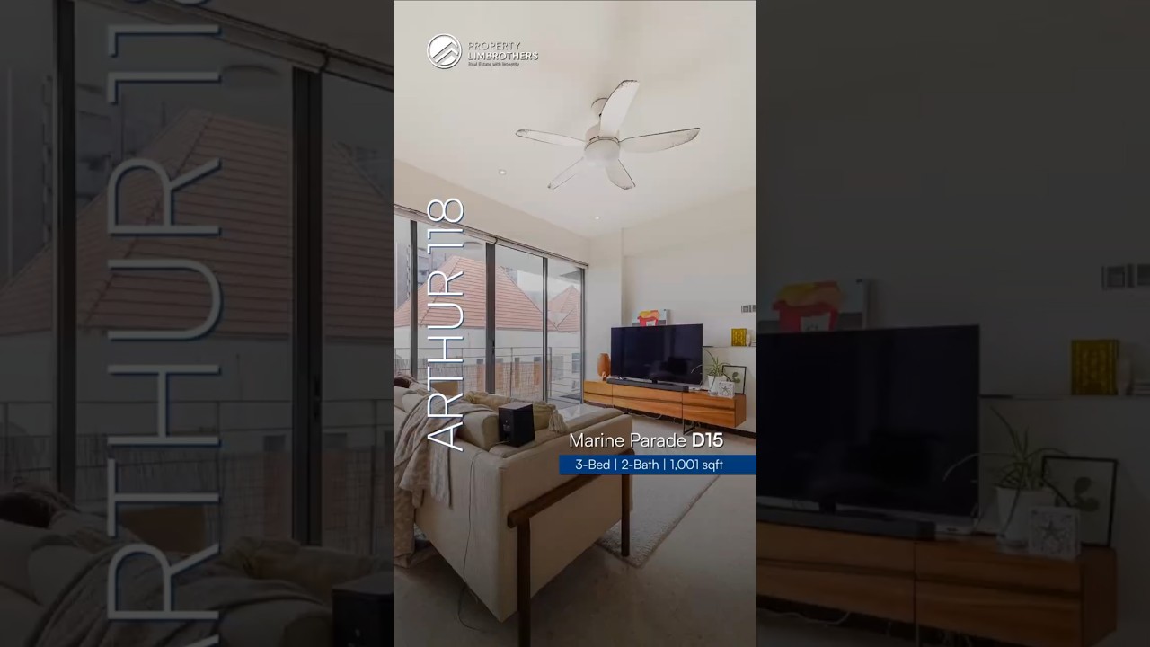 Arthur 118 - Freehold 3-Bedroom with 1,001sqft in District 15