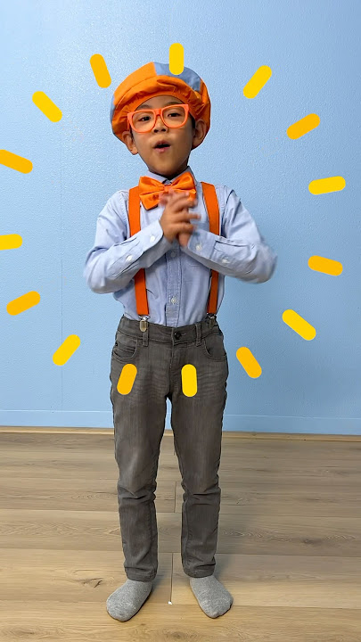 Kid Blippi's Magic Transformation! Halloween Get Ready with ME! #blippi #shorts