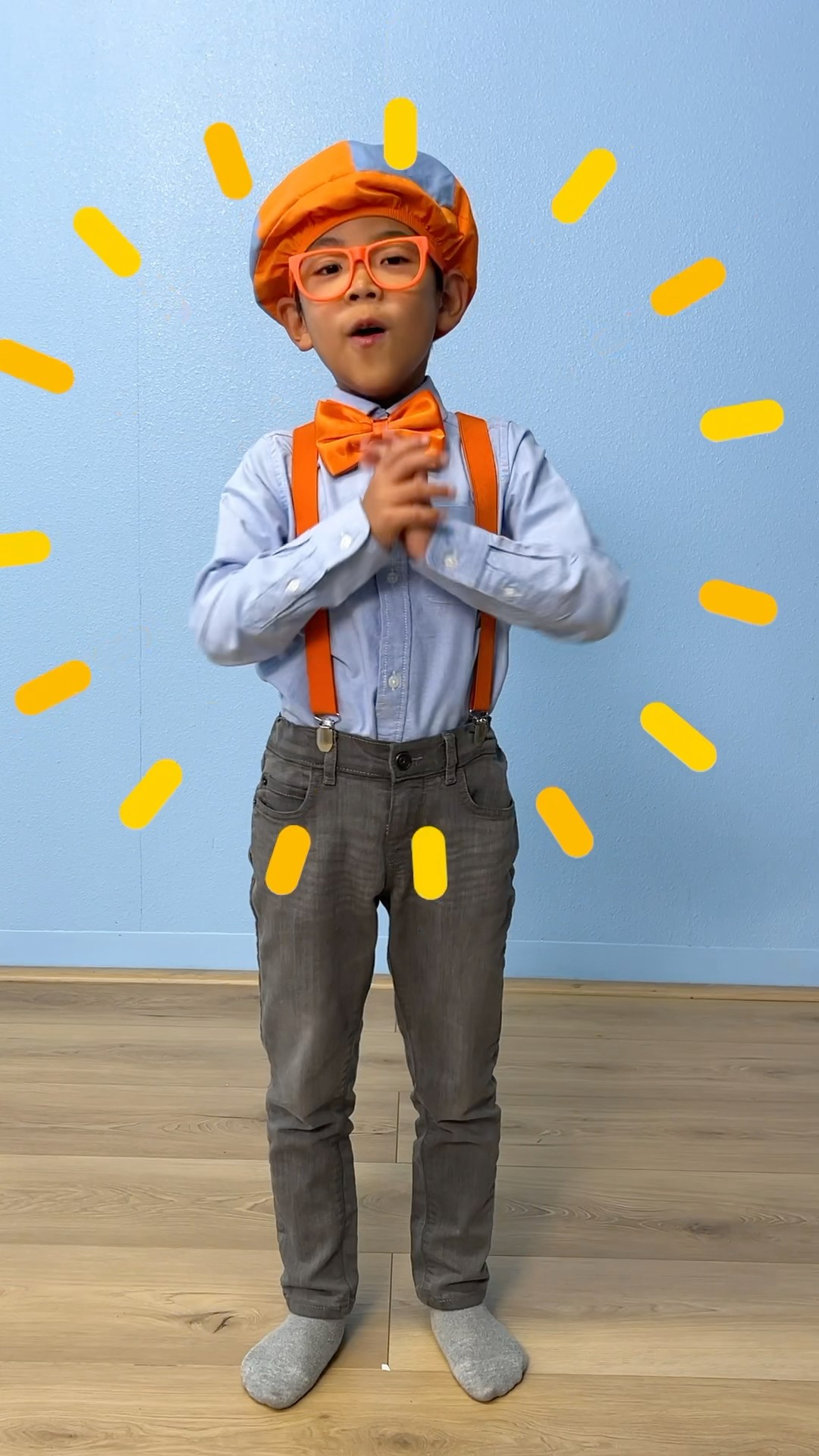 Kid Blippi's Magic Transformation! Halloween Get Ready with ME! #blippi #shorts